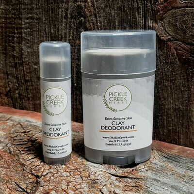 Clay Deodorant for Extra-Sensitive Skin