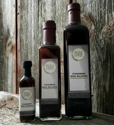 Strawberry Basil Infused Balsamic Vinegar