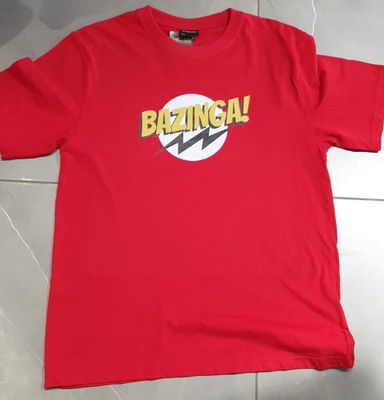 Custom Bazinga_Red T-Shirt