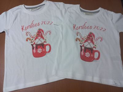 Custom Kids Kersfees 2022_White T-Shirt