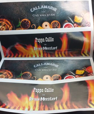 Custom Braai Bottel Labels