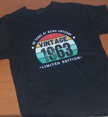 Custom Vintage 1963_Black T-Shirt
