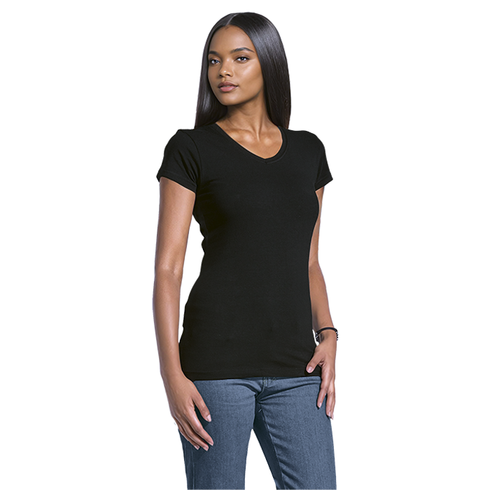 170g Barron Ladies Slim Fit V-Neck T-Shirt
