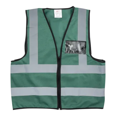 Pioneer Reflective Vest Zip and ID Pocket