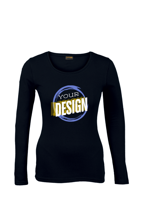 Custom Ladies Long Sleeve T-Shirt Printing