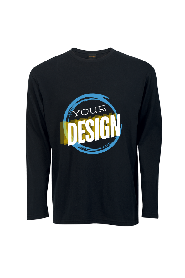 Custom Mens Long Sleeve T-Shirt Printing