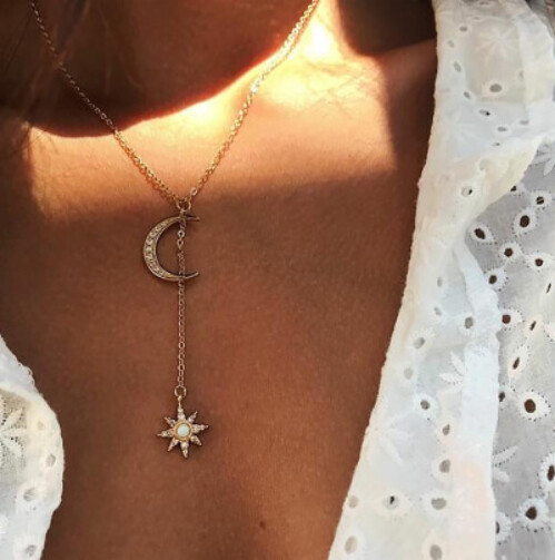 Moon &amp; Sun Necklace