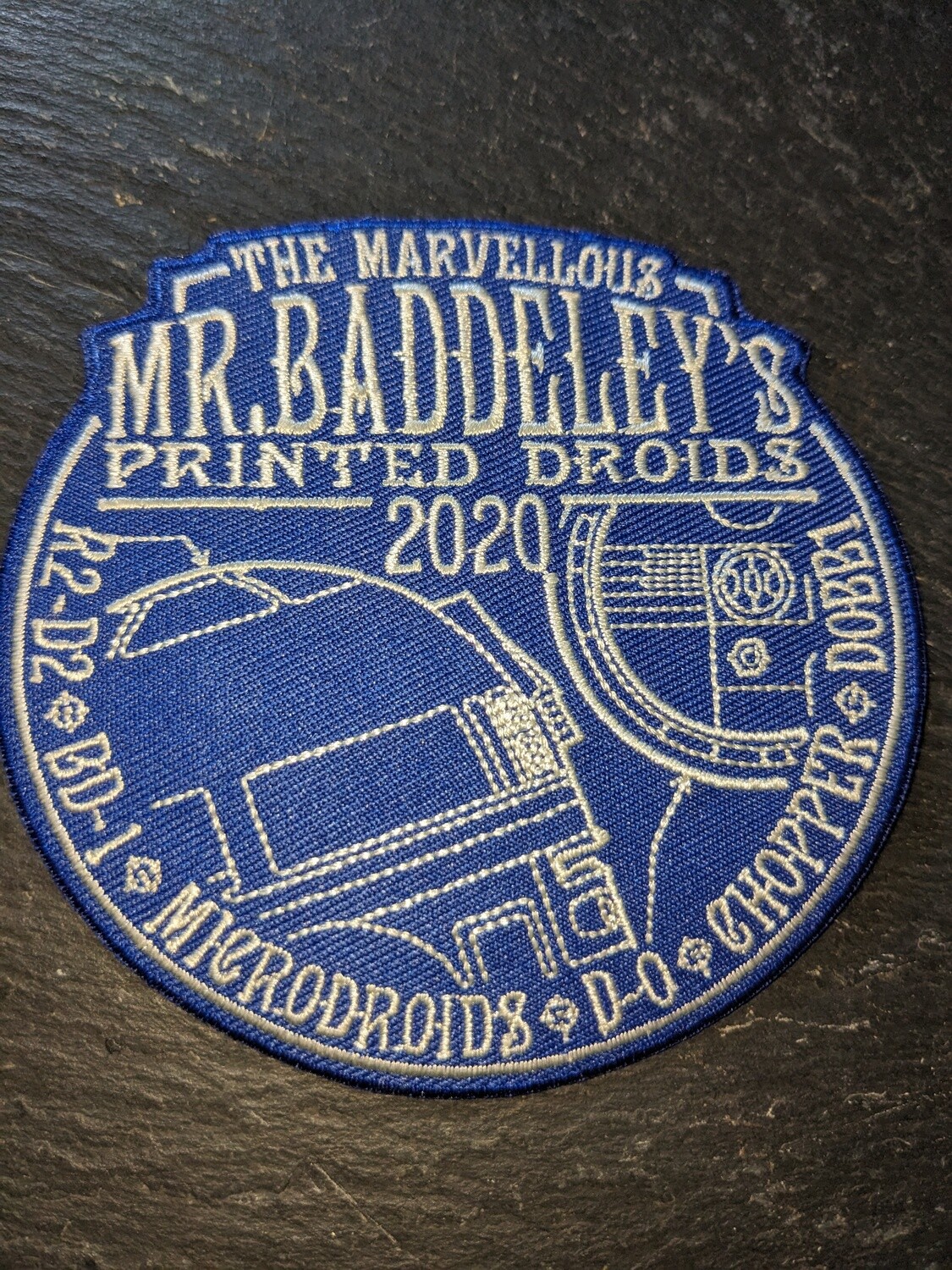 The Marvellous Mr. Baddeley&#39;s Printed Droids 2020 Patch - all destinations
