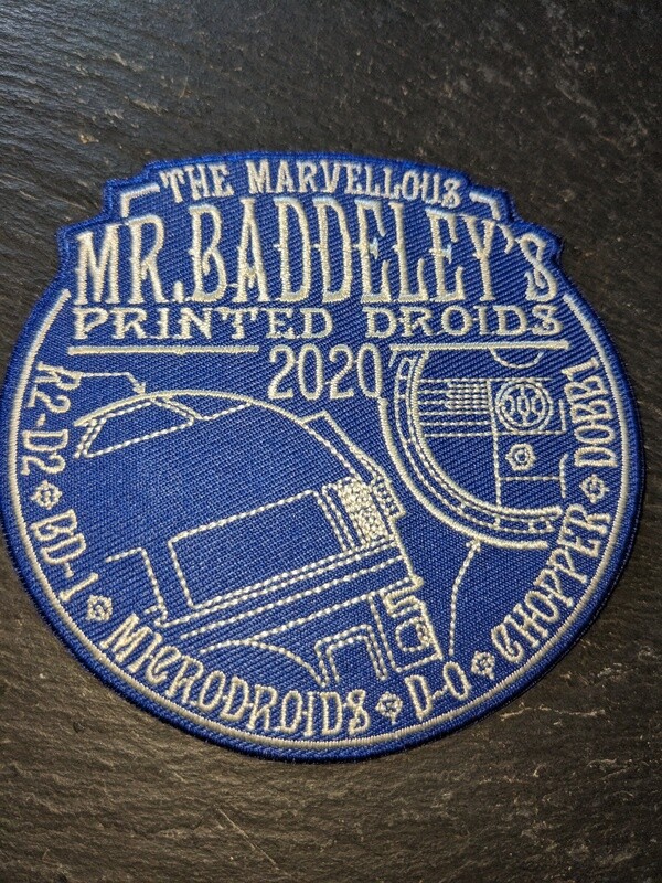 The Marvellous Mr. Baddeley&#39;s Printed Droids 2020 Patch - all destinations