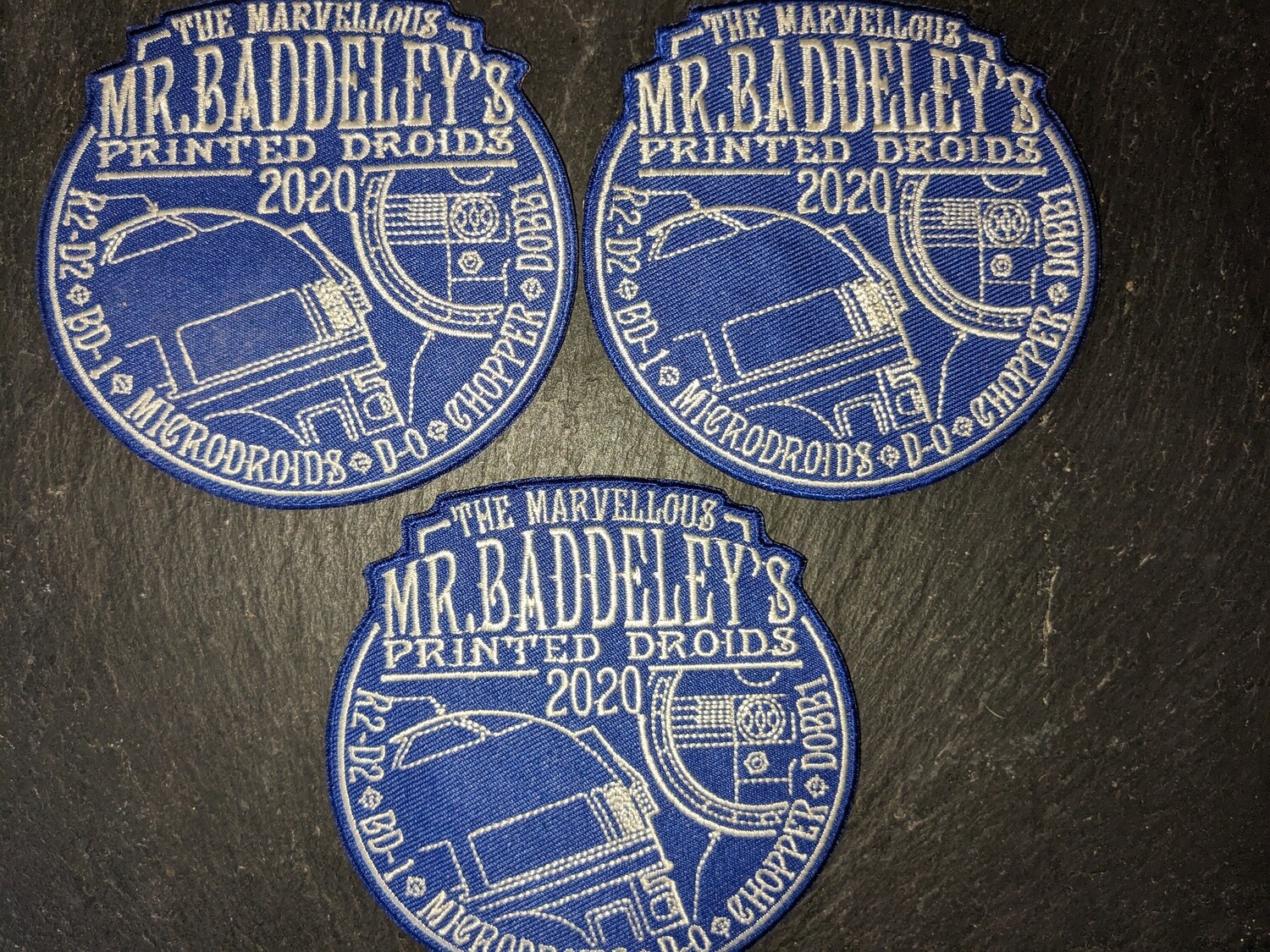 TRADER PACK 2020 - 3 x Mr. Baddeley&#39;s 2020 Patches *Shipping included to all countries*