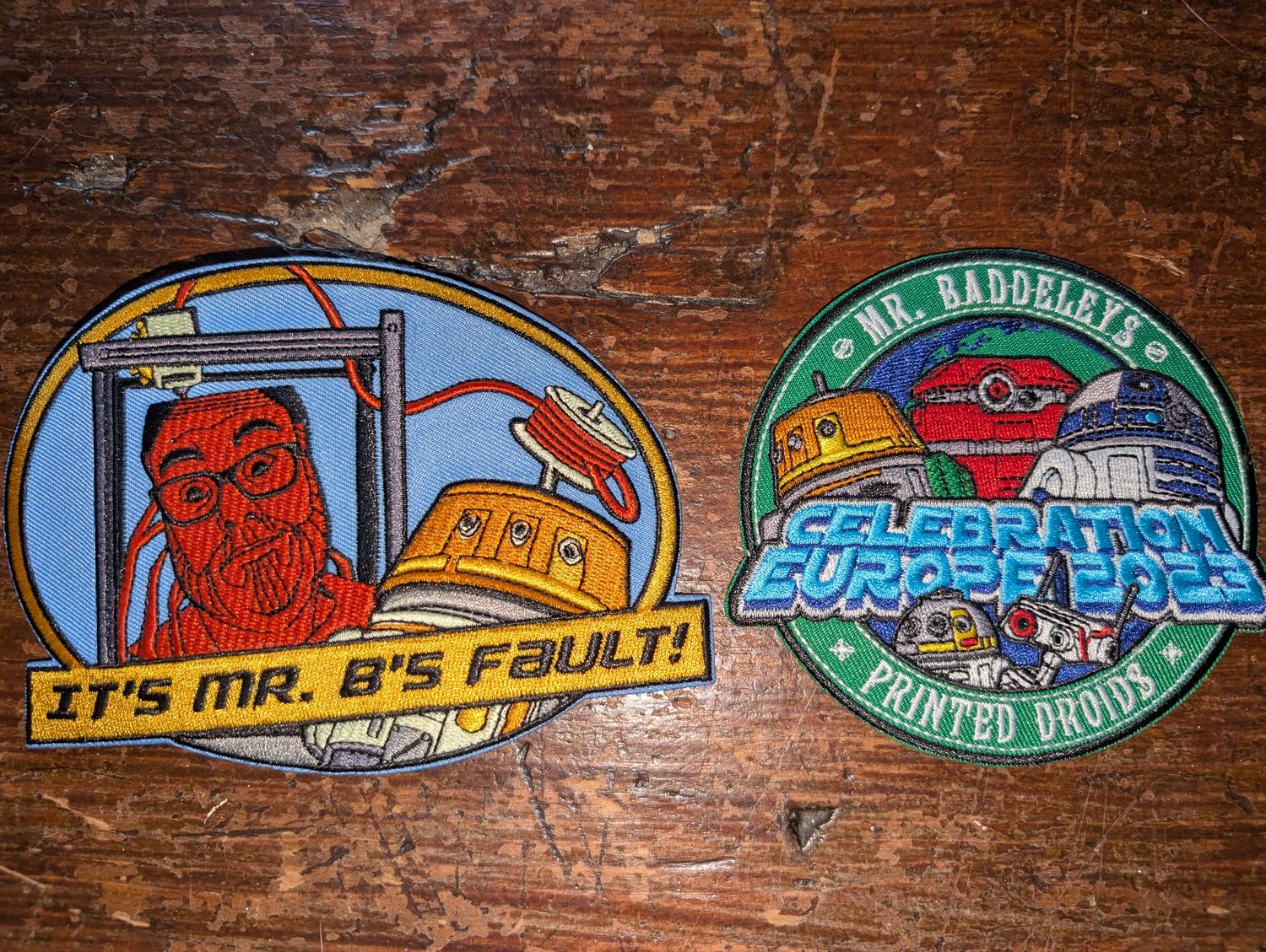 Mr Baddeley's Printed Droids Double Patch Set 2025/2023