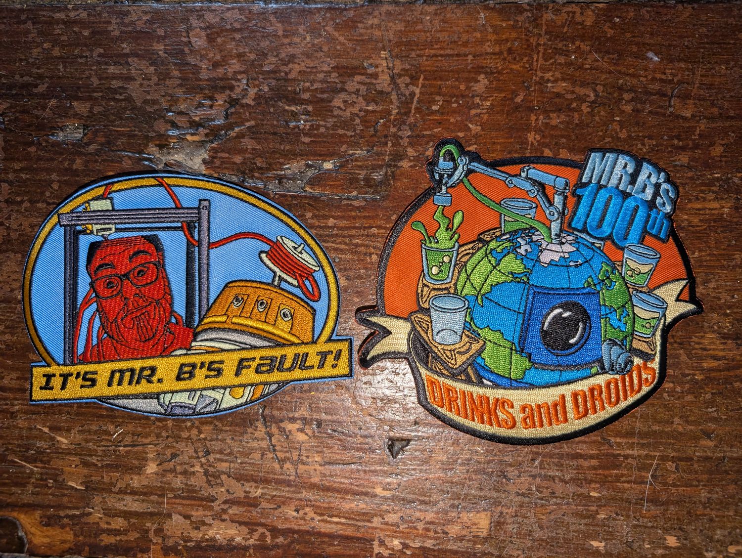 Mr Baddeley's Printed Droids Double Patch Set 2025/2024