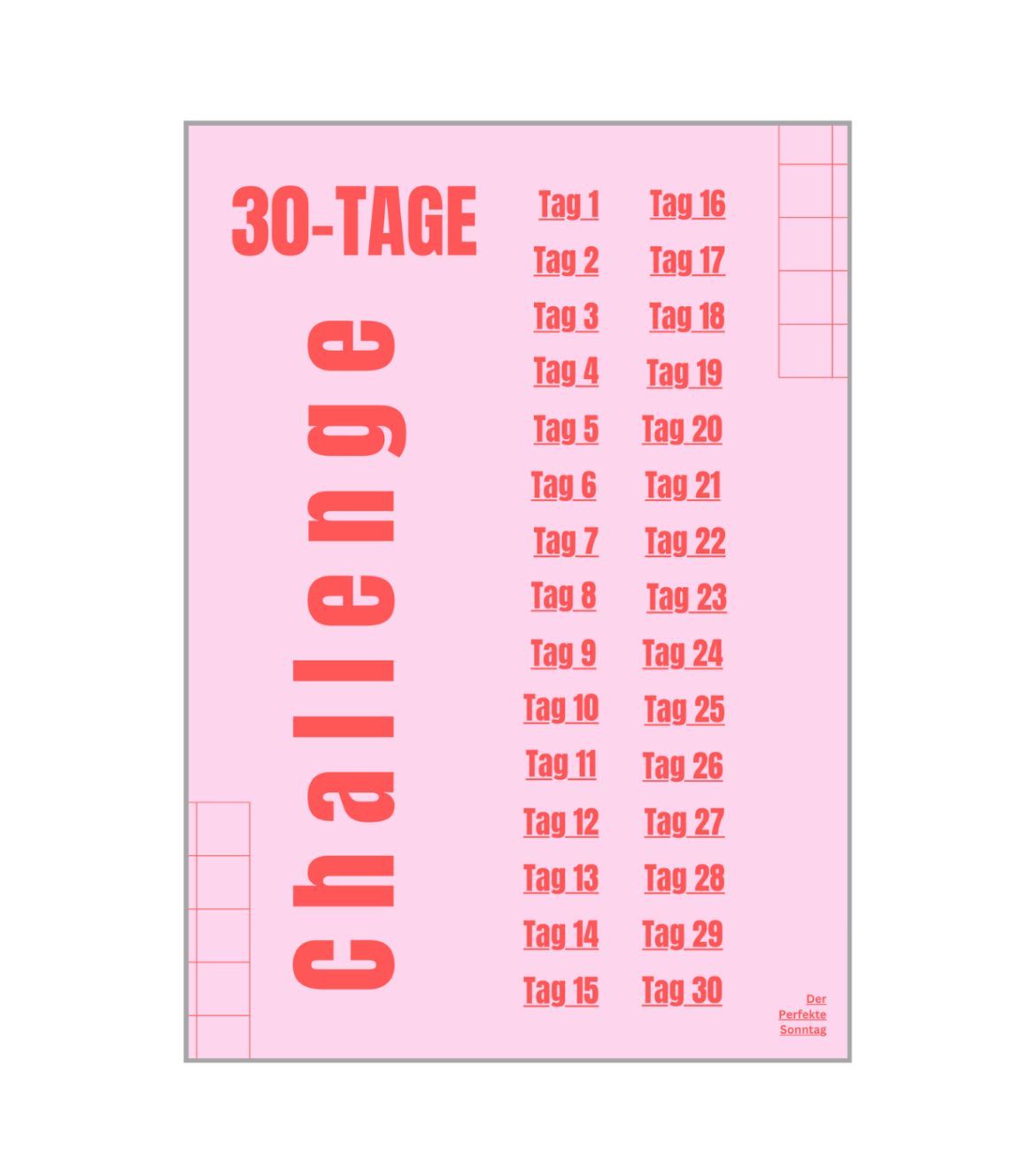Eine digitale 30-Tage-Challenge für ein besseres Wohlbefinden. 