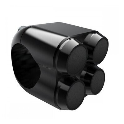 PIÑA UNIVERSAL MOTONE CON 4 BOTONES. 22mm NEGRO PIÑA UNIVERSAL MOTONE CON 4 BOTONES. 22mm NEGRO