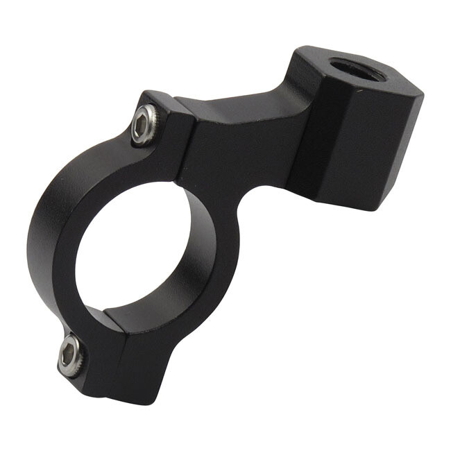 SET DE 2 ABRAZADERAS  RETROVISOR para manillares de 1" (25mm)  NEGRO