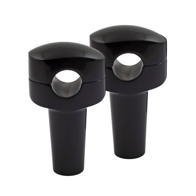 SET TORRETAS 7'5cm DE ELEVACION  NEGROS