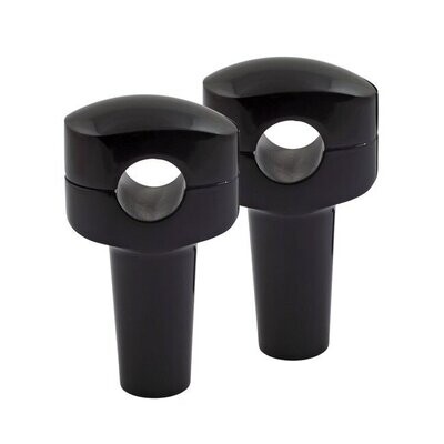 SET TORRETAS 7'5cm DE ELEVACION  NEGROS