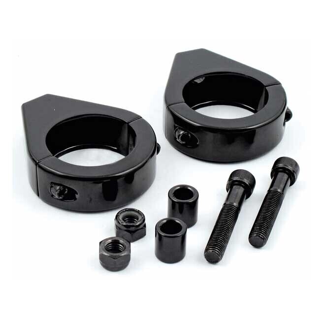 ABRAZADERAS de 41mm PARA INTERMITENTES NEGRAS