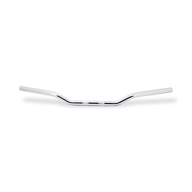 MANILLAR DRAG BAR 25mm (1") con 5cm (2") DE ALZADA CROMADO