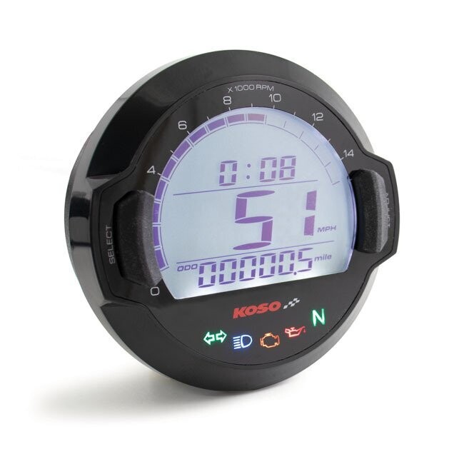 MARCADOR HOMOLOGADO KOSO, D64 DL-03SR MULTIFUNCTIONAL VELOCIMETRO TACOMETRO