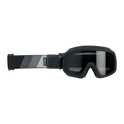GAFAS VENTISCA Y MOTO BILTWELL OVERLAND 2.0 TRI-STRIPE PLATEADO/GRIS/NEGRO