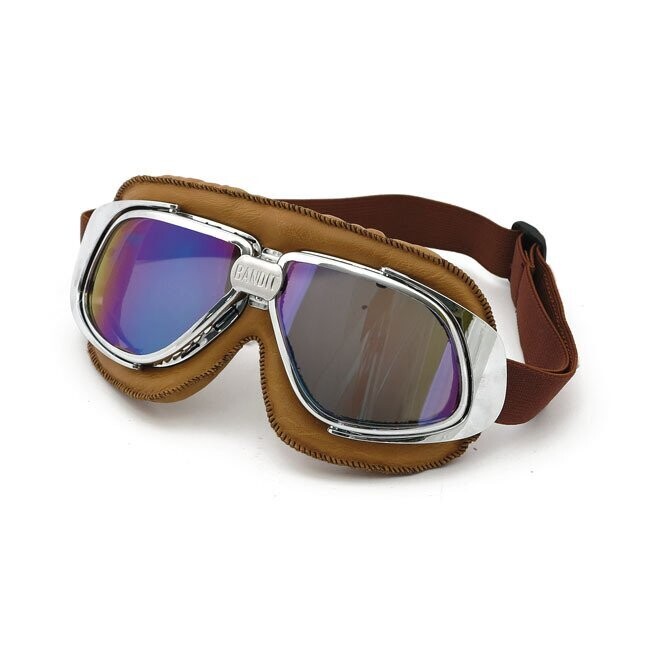 GAFAS VENTISCA Y MOTO BANDIT CLASSIC MARRON LENTE IRIDIUM