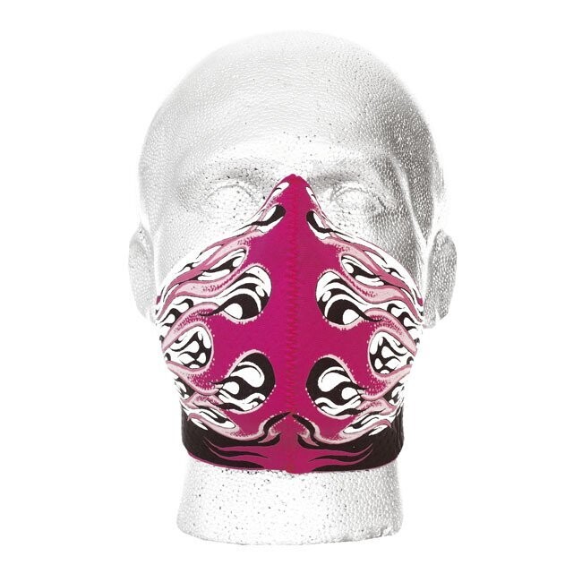 MASCARA BANDERO BIKER FACE MASK HOTROD FLAMES