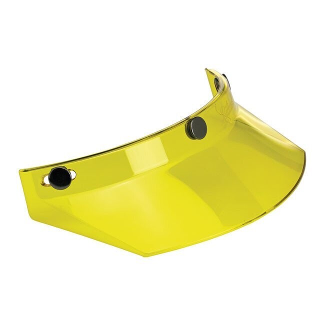 VISERA UNIVERSAL BILTWELL MOTO VISOR YELLOW TRANSLUCENT AMARILLO