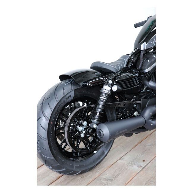 CULT-WERK, REAR FENDER 'LOW'. GLOSS BLACK