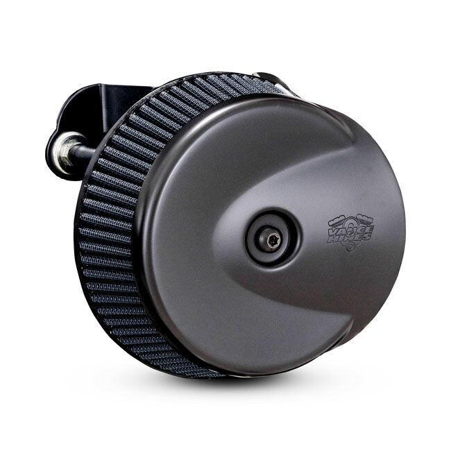 FILTRO DE AIRE VANCE & HINES, VO2 STINGRAY NEGRO MATE para Harley Davidson Sportster y Softail