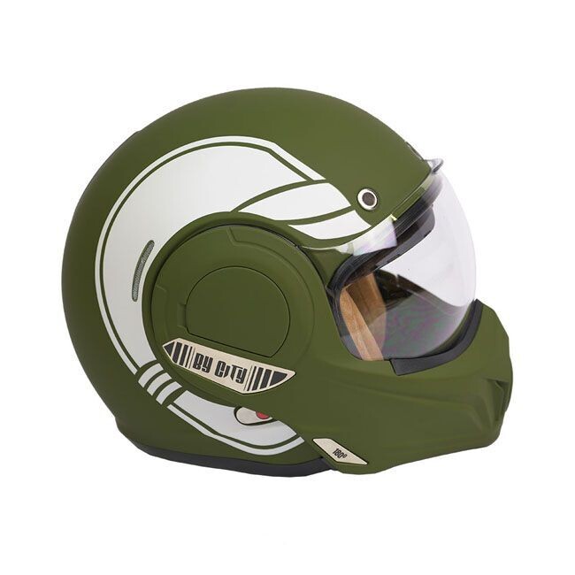 CASCO CONVERTIBLE BY CITY 180 TECH HELMET VERDE GREEN