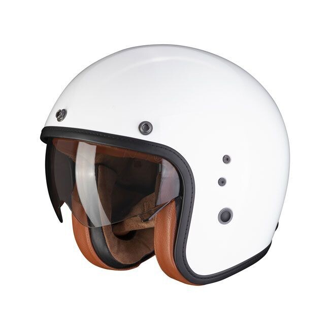 CASCO SCORPION BELFAST EVO LUXE BLANCO  WHITE