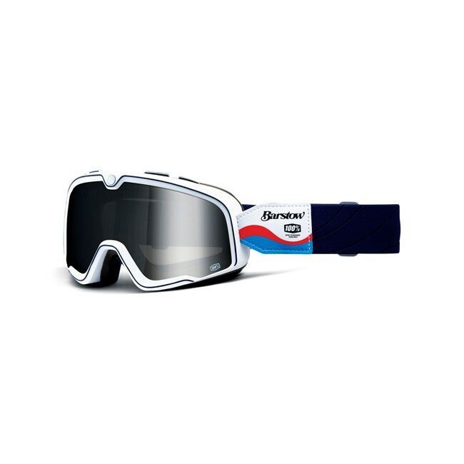 GAFAS VENTISCA Y MOTO 100% BARSTOW GOGGLE LUCIEN MIRROR SILVER LENS