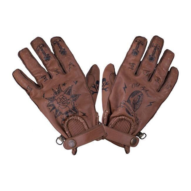 GUANTES BY CITY SECOND SKIN MARRON BROWN TATTOO