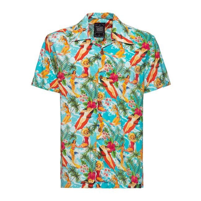 CAMISA KING KEROSIN VINTAGE SUMMER AOP SHIRT MULTICOLOR