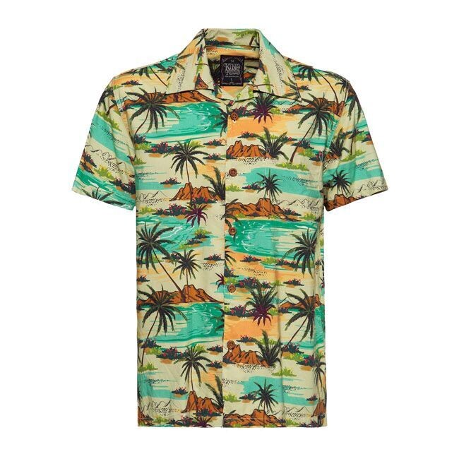 CAMISA KING KEROSIN TROPICAL SEA AOP SHIRT MULTICOLOR