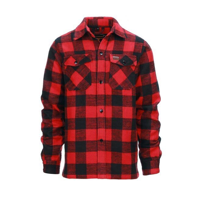 CAMISA LUMBERJACK FLANNEL SHIRT CHECKERED RED/BLACK