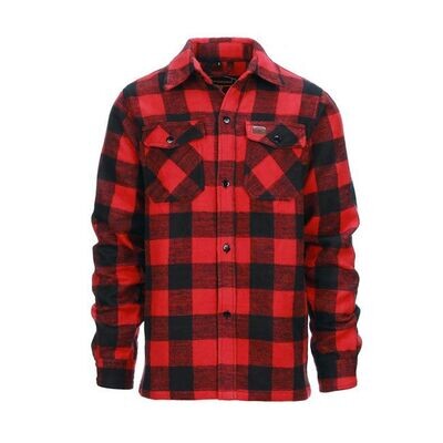 CAMISA LUMBERJACK FLANNEL SHIRT CHECKERED RED/BLACK CAMISA LUMBERJACK FLANNEL SHIRT CHECKERED RED/BLACK