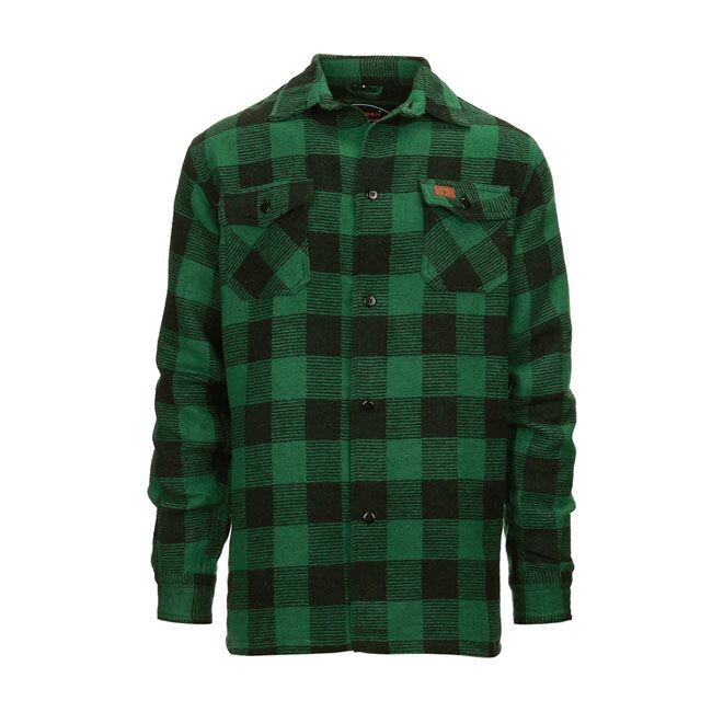 CAMISA LUMBERJACK FLANNEL SHIRT CHECKERED BLACK/GREEN