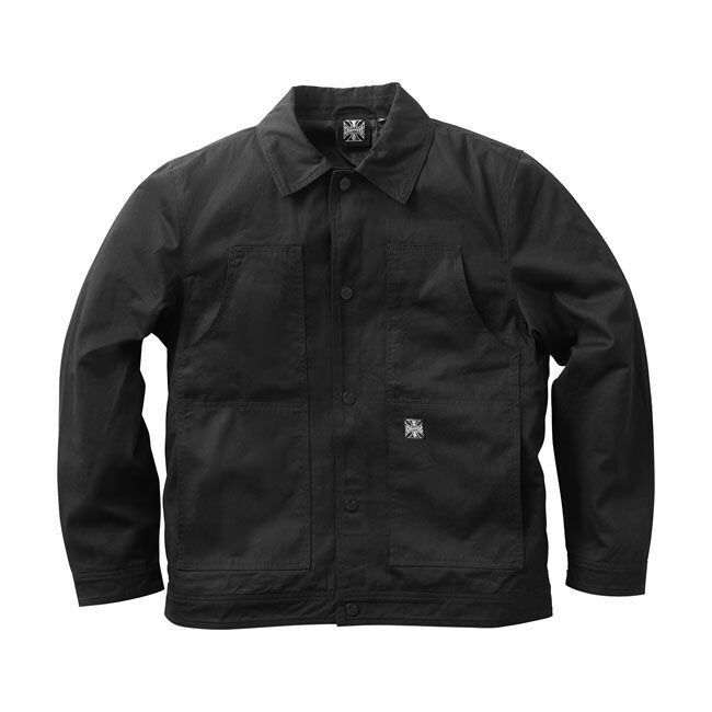 WCC LINED CARGO WORK JACKET BLACK