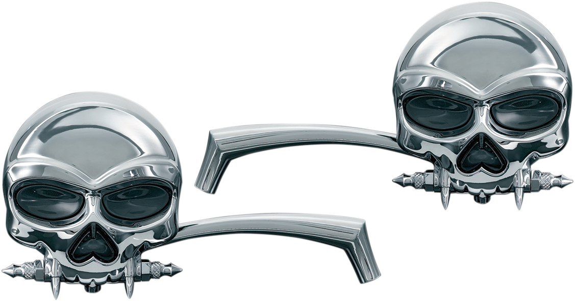 RETROVISORES KURYAKYN MIRROR SKULL