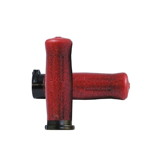 PUÑOS 25mm AVON OLD SCHOOL GRIPS COKE BOTTLE LOOK, RED SPARKLE