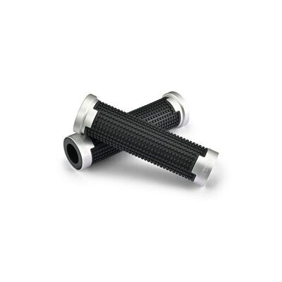 PUÑOS 22mm DAYTONA, CROSS GRIP SET. BLACK/SILVER PUÑOS 22mm DAYTONA, CROSS GRIP SET. BLACK/SILVER