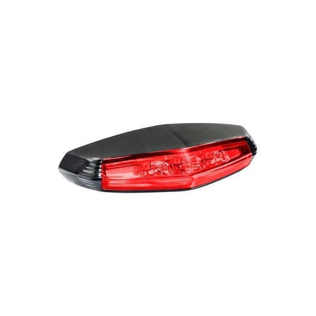 PILOTO TRASERO HOMOLOGADO KOSO, 'GT-01 MINI' LED TAILLIGHT. RED LENS