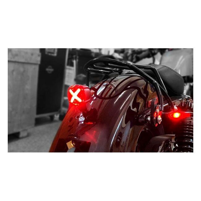 PILOTO TRASERO HOMOLOGADO KOSO, 'GT-02' LED TAILLIGHT. RED LENS