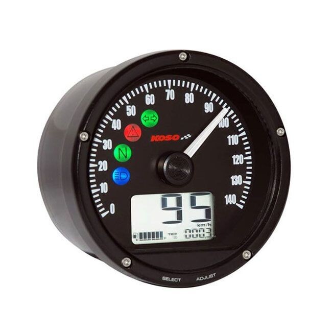 VELOCIMETRO HOMOLOGADO KOSO, D75 85MM ELECTRONIC SPEEDOMETER