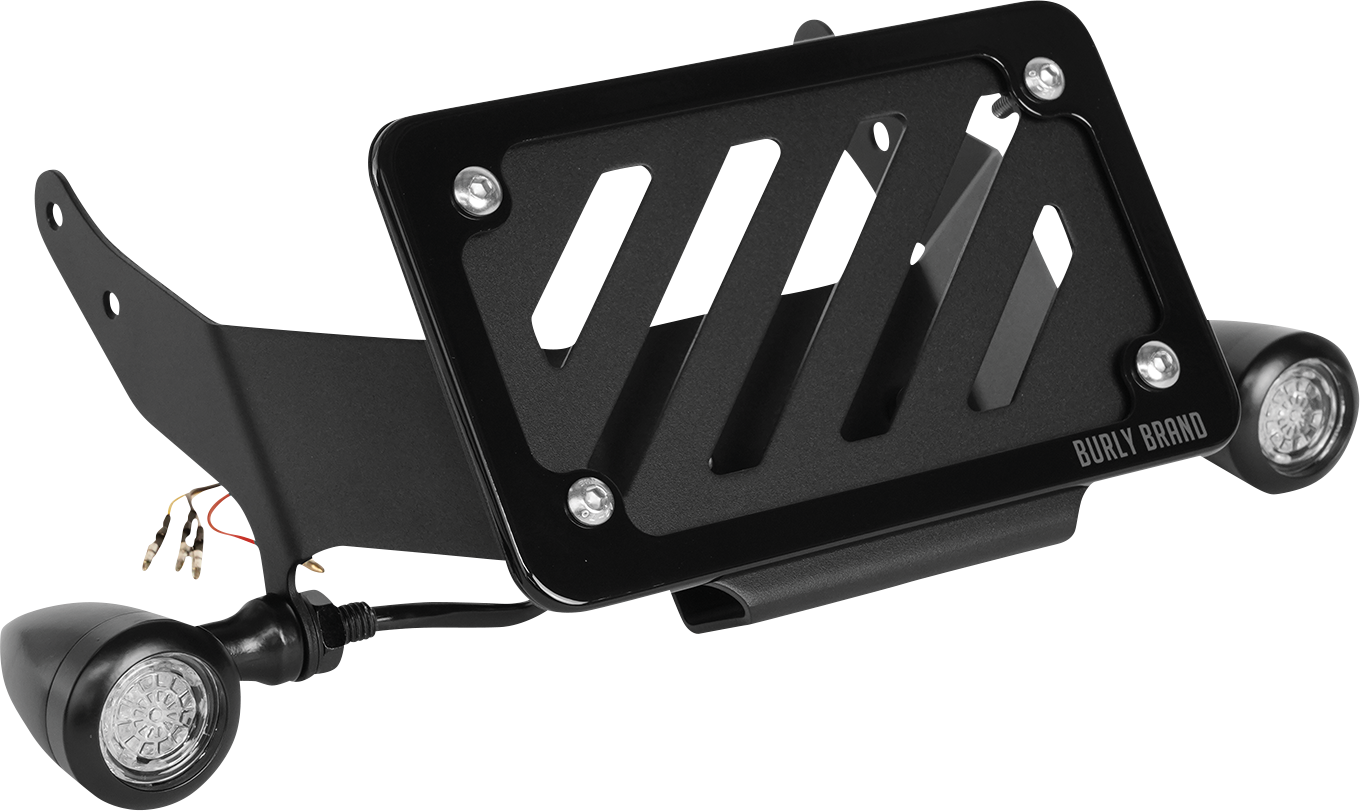SOPORTE MATRICULA CON INTERMITENTES BURLY BRAND HONDA REBEL CMX 1100
