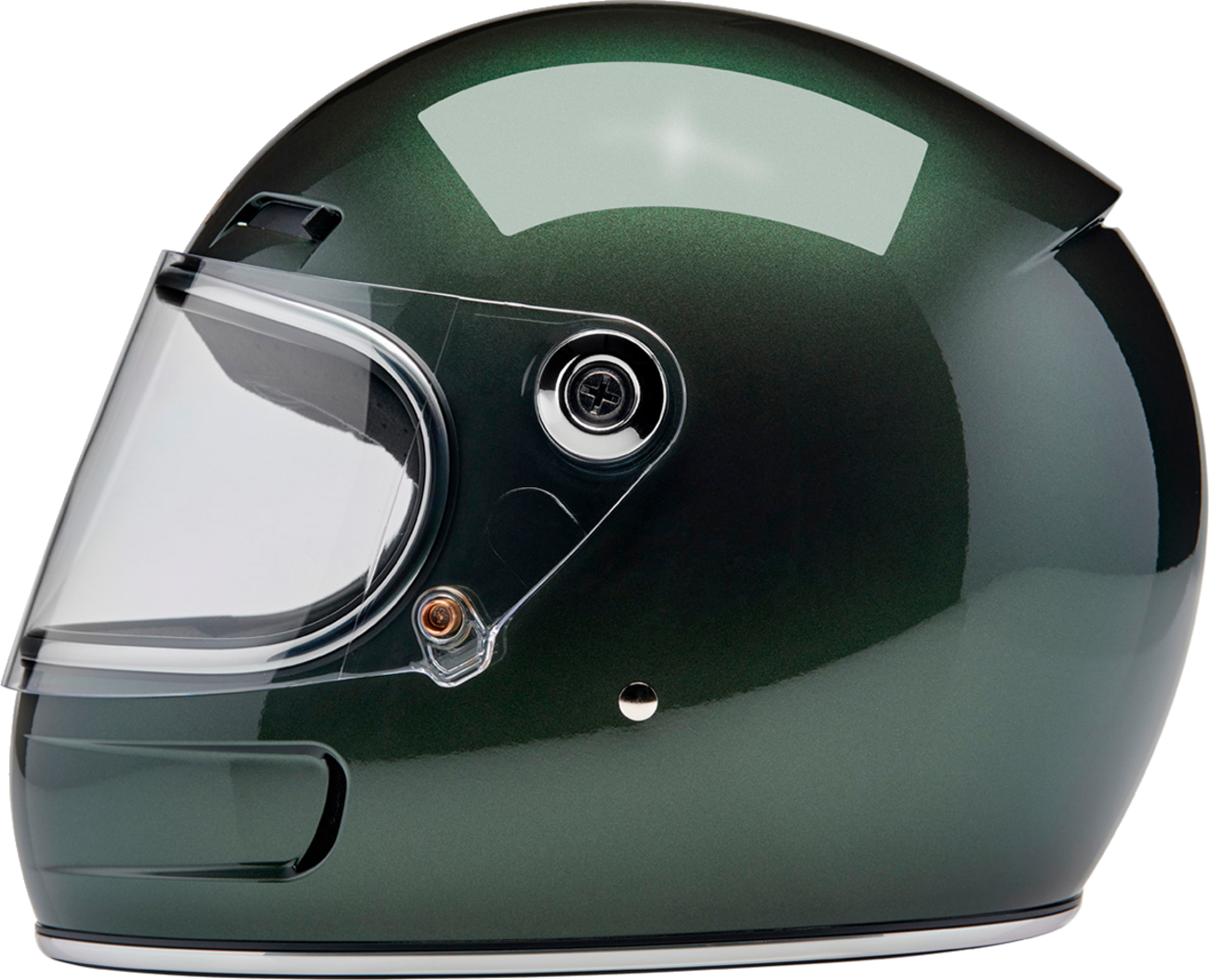 CASCO BILTWELL GRINGO VERDE CON ENTRADAS DE AIRE Y VISERA