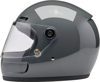 CASCO BILTWELL GRINGO GRIS CON ENTRADAS DE AIRE Y VISERA