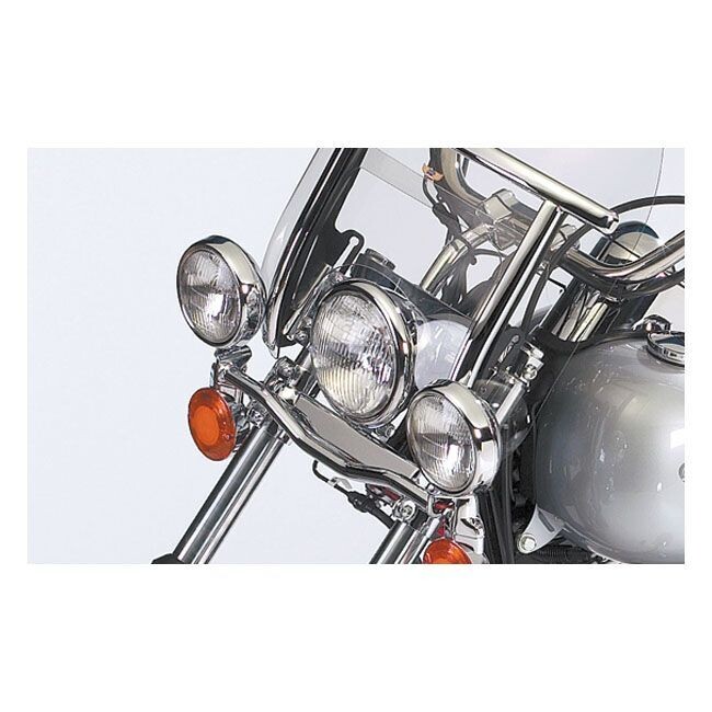 XL, DYNA, Softail- KIT COMPLETO DE SOPORTE CON LUCES E INTERMITENTES